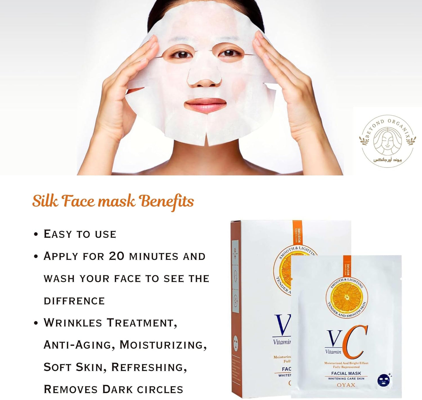 Mască revitalizantă cu vitamina C